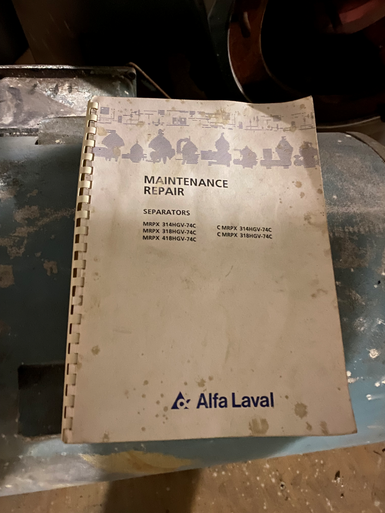 Alfa Laval MRPX 418 HGV-74C