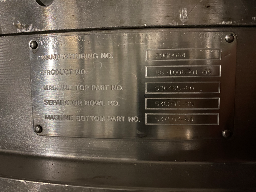 Alfa Laval MRPX 418 HGV-74C