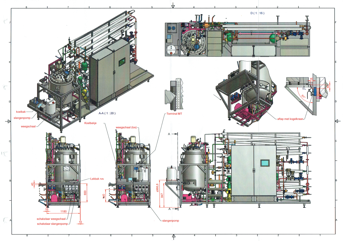 Culture pilot plant