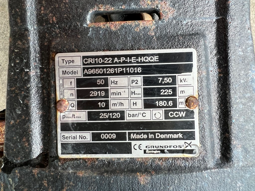 Grundfoss CR10-22 A-P-I-E-HQQE